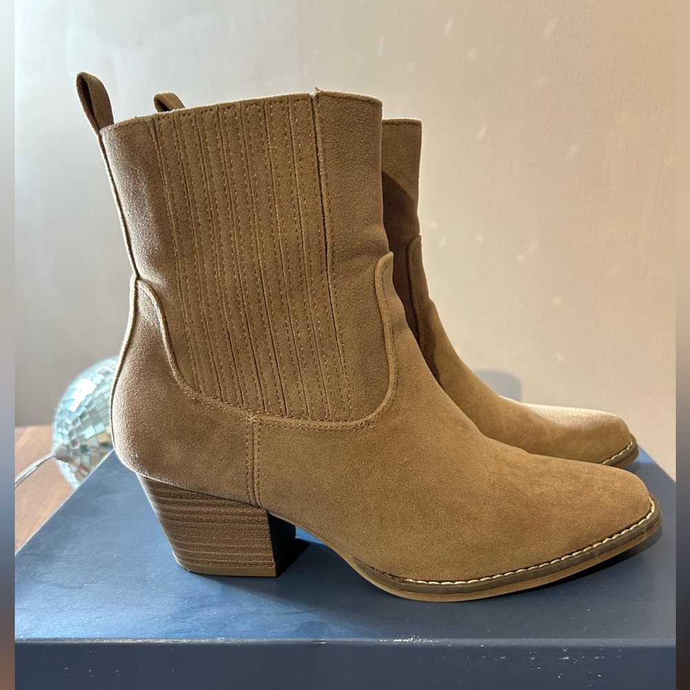 Universal Thread Tan Ankle Boots - image 2